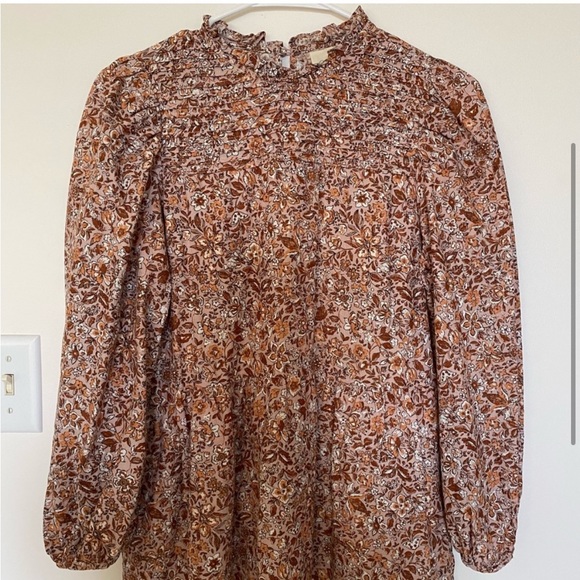 Universal Thread Pink Floral Tiered Midi Dress XS - Picture 2 of 7